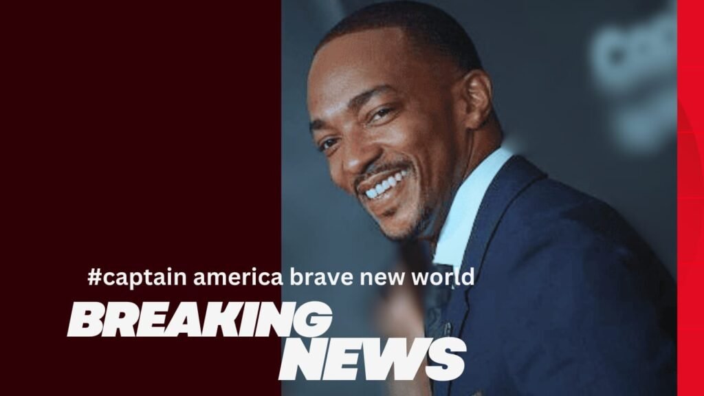 Anthony Mackie as Captain America in Brave New World