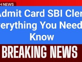 SBI Clerk Admit Card